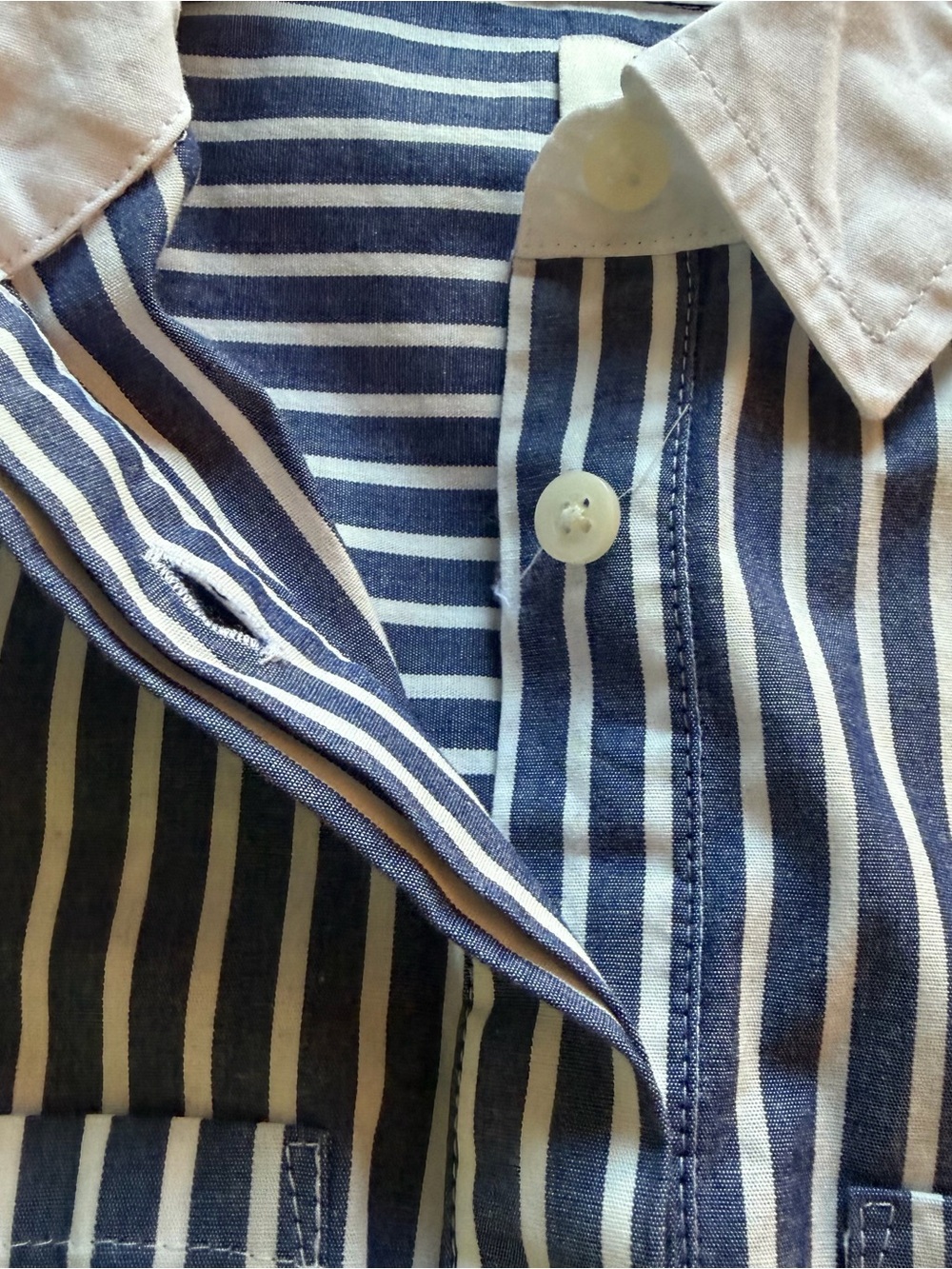 J. Crew Factory Long-sleeved Striped Shirt Dress - Picture 6 of 12